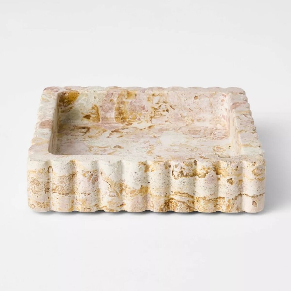 Square‎ Marble Catchall Tray, Stone - Threshold Studio McGee - Target 2025